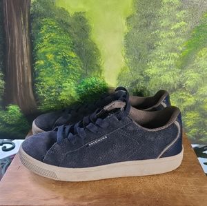 Skechers leather shoe blue 💙